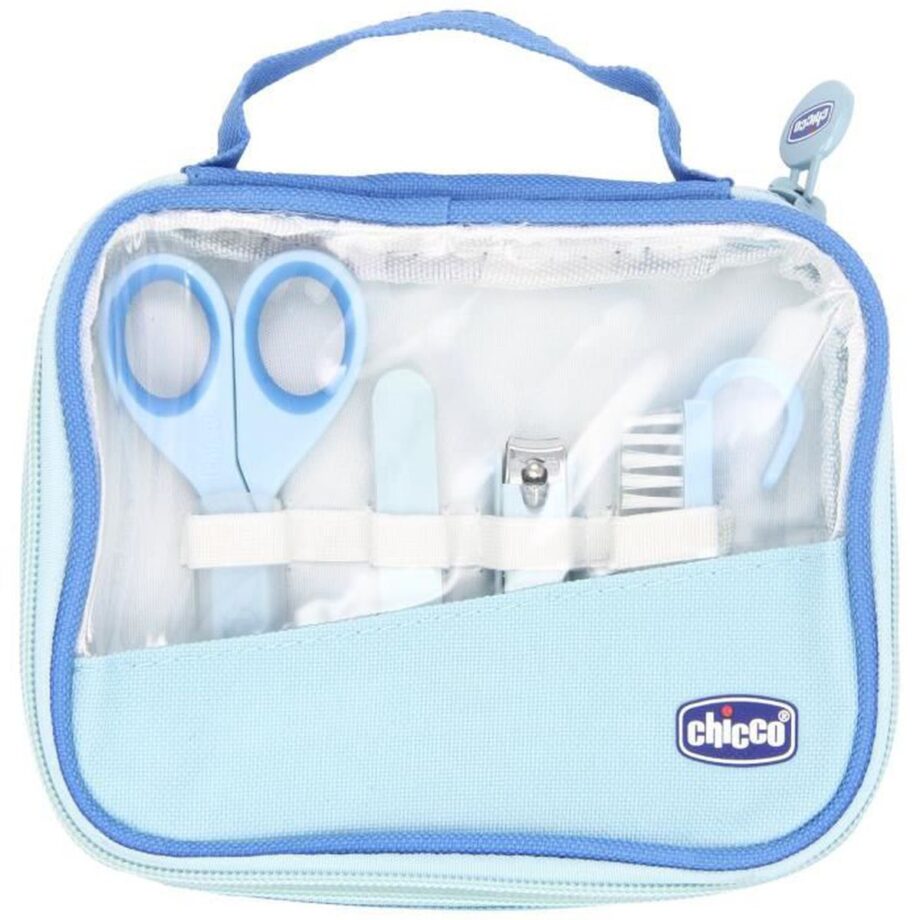 Chicco Kit de soin dans trousse bleu