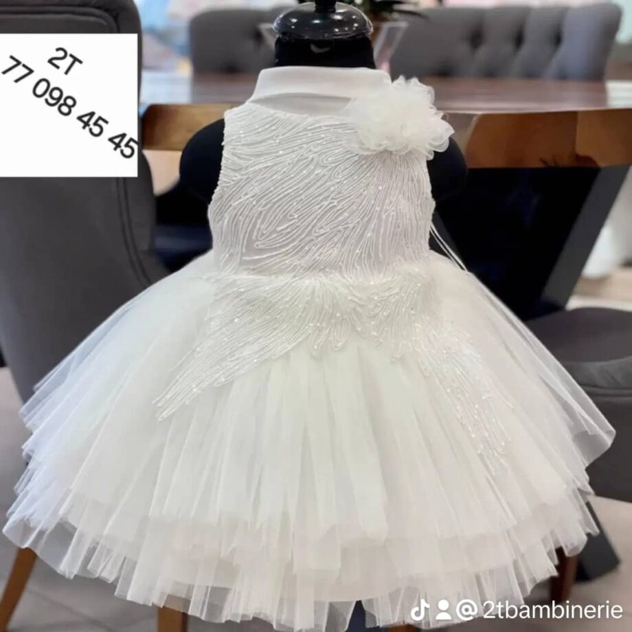 Robe Blanche de 1 à 4 ans