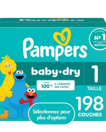 Carton Couche pampers Taille 1