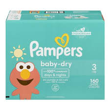 Carton Couche pampers Taille 3
