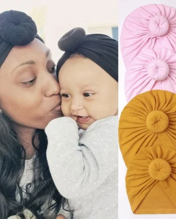 Turban duo bébé et maman