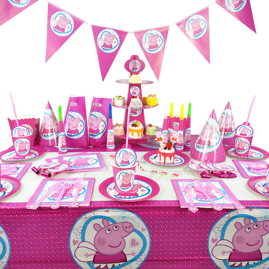 Set de Décoration anniversaire Peppa Pig