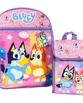 Sac Ensemble 5 pieces Bluey et Bingo