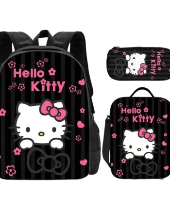 Sac Ensemble 2 pieces Hello Kitty Noir