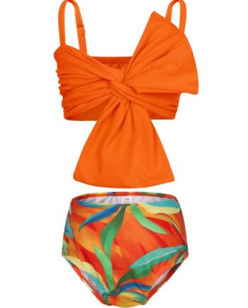 Maillot de bain 2 piece fille Orange