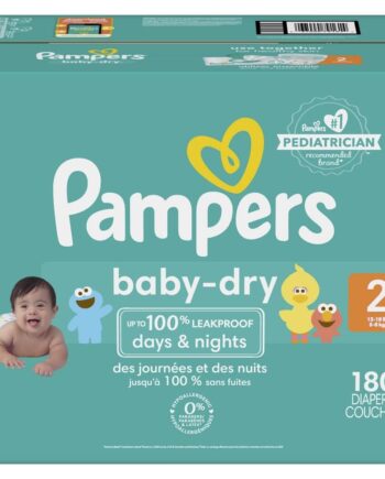 Carton Couche pampers Taille 2