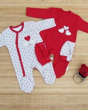 Lot de 2 Grenouilleres Minisse Rouge