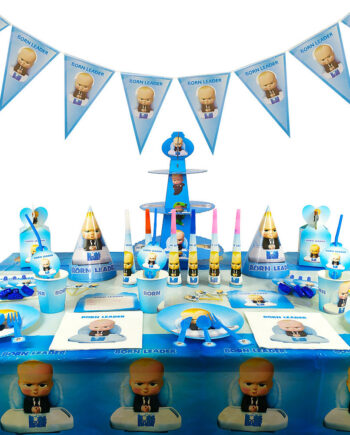 Set de décoration anniversaire Boss Baby