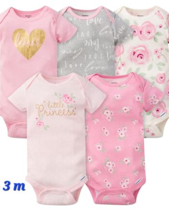 Lot de 5 Bodysuits fille