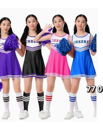 Tenue Pom pom Girl rose