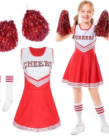 Tenue Pom pom Girl rouge